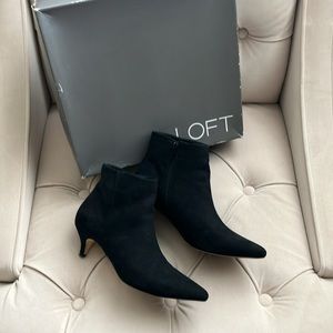 Loft Kitten Heel Booties (Size 6.5)